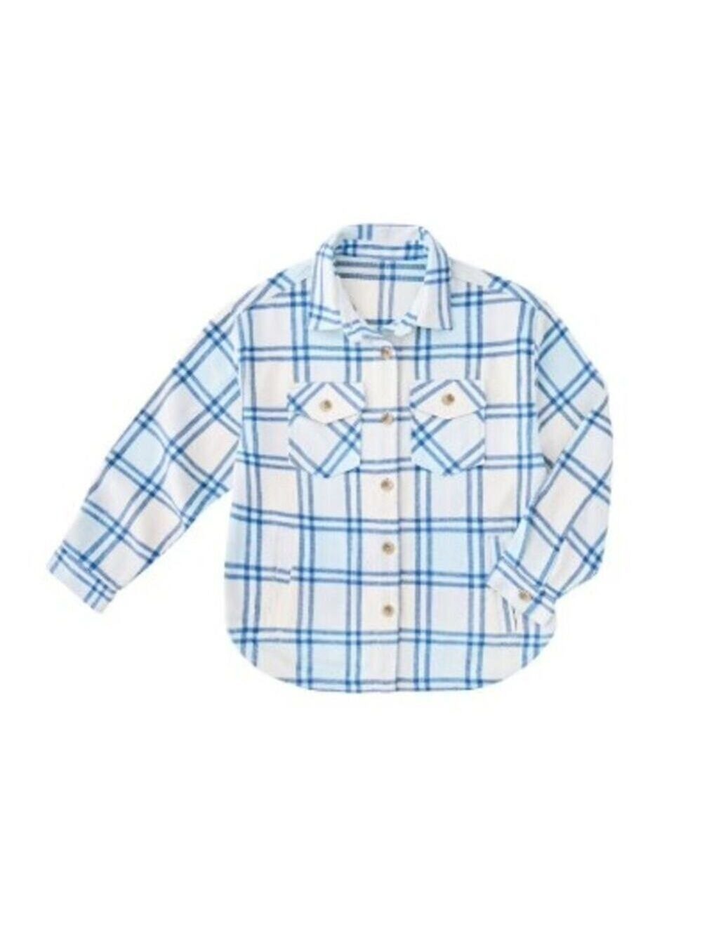 Women's Shacket Light Blue Size L